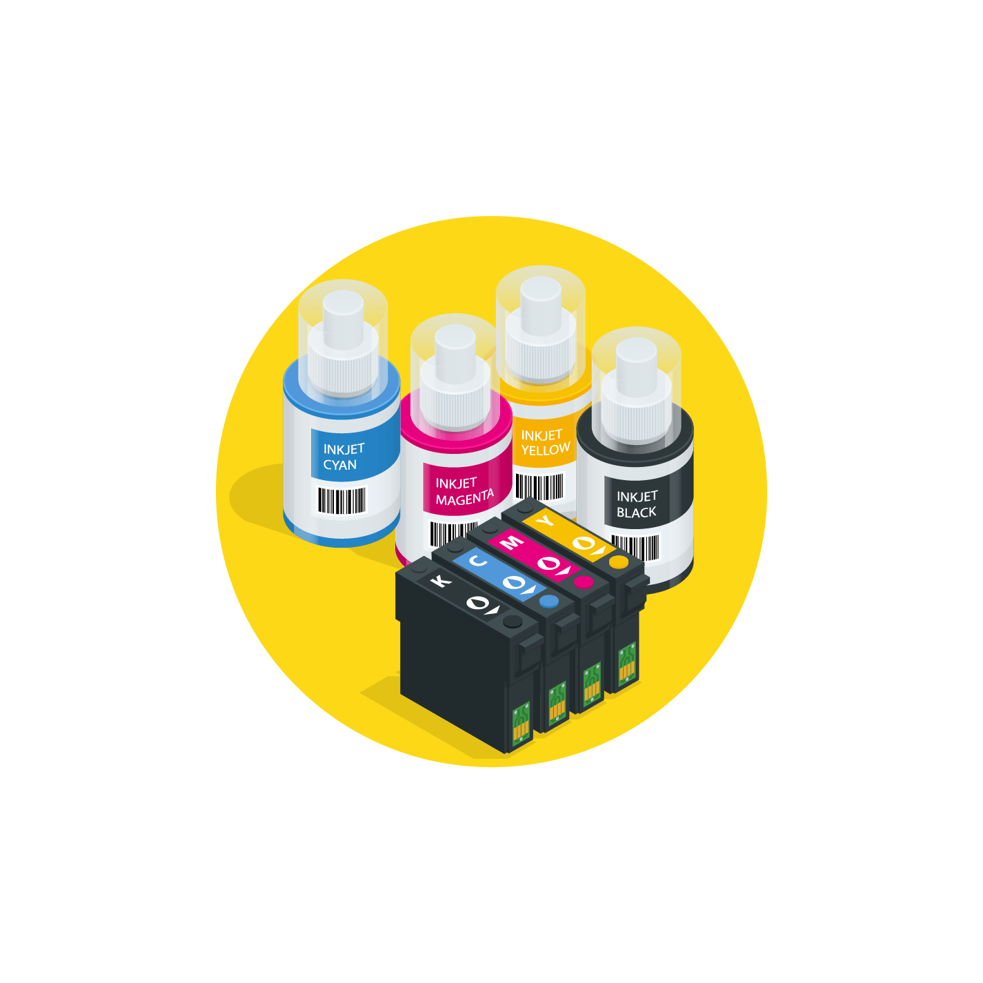 Заправка струйных принтеров/замена картриджей